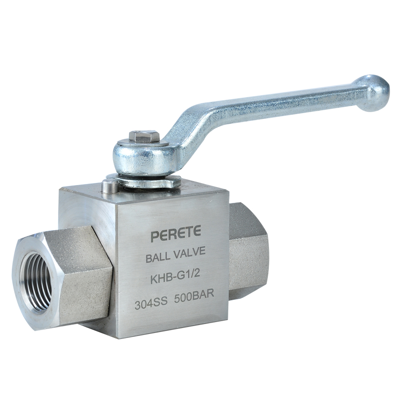 Stainless Steel Ball Valve 2-Way Block Body High Pressure Hydraulic Ball Vave