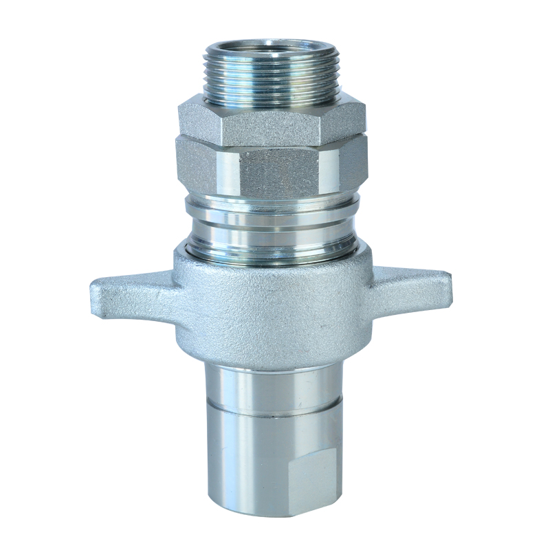 Thread Lock Hydraulic Quick Release Coupling KZE-BC Connect Under Pressure