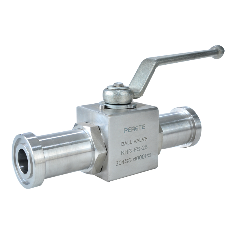 Flange type high-pressure ball valve